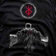Berserk T-Shirt – The Lone Struggler Under the Brand 🌑🩸