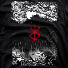 Berserk T-Shirt – The Silent Gaze of the Branded ⚡🩸