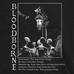 Bloodborne Vintage Horror T-Shirt – Gothic Dark Fantasy Soulslike Inspired Tee