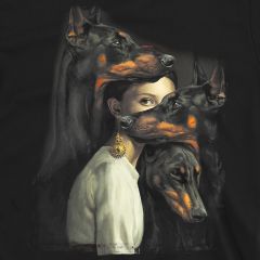 Cerberus & Persephone Queen of the Underworld T-Shirt
