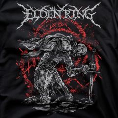 Elden Ring Fallen Warrior – Dark Fantasy RPG Fanart T-Shirt