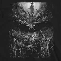 The Triumph of Christianity Over Paganism T-Shirt | Gustave Doré