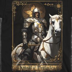 King Of Pentacles Tarot T-Shirt | Stability and Security