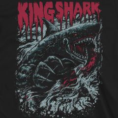 king shark aquatic brutality graphic shirt sm