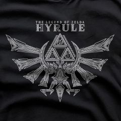 Hyrule Crest – Triforce Sacred Symbol | Zelda Fan Art Tee