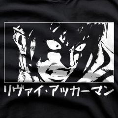 Levi Attack Titan T-Shirt – Levi Ackerman’s Battle Fury ⚔️