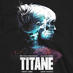 metal is stronger than flesh titane t-shirt sm