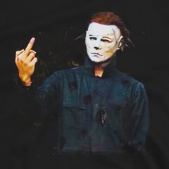 Michael Myers Middle Finger T-Shirt