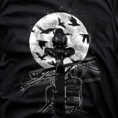 Naruto T-Shirt – Itachi Moonlight Fateful Night 🌕🖤