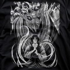 Naruto T-Shirt – Itachi & Susanoo Spectral Guardian Art 🌑🔥