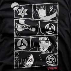 Naruto T-Shirt – Sharingan Eyes / Uchiha Legacy 🔥👁️