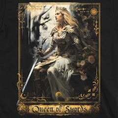 Queen of Swords Tarot T-Shirt | Emotional Maturity