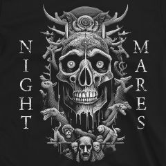 Skull Skeleton Black Emperor King Dream T-Shirt