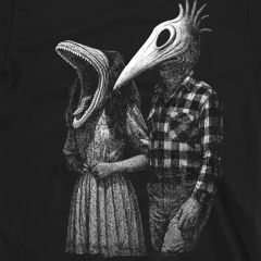 Strange & Unusual – Adam & Barbara Horror Couple T-Shirt