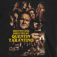 tarantinos world filmography homage t-shirt sm