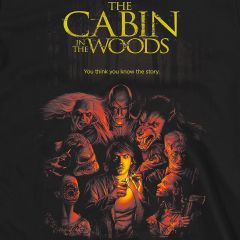 the cabin in the woods t-shirt subversive horror sm