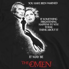 the omen 1976 classic horror movie t-shirt sm