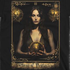 Three Of Pentacles Tarot T-Shirt | Shared Goals